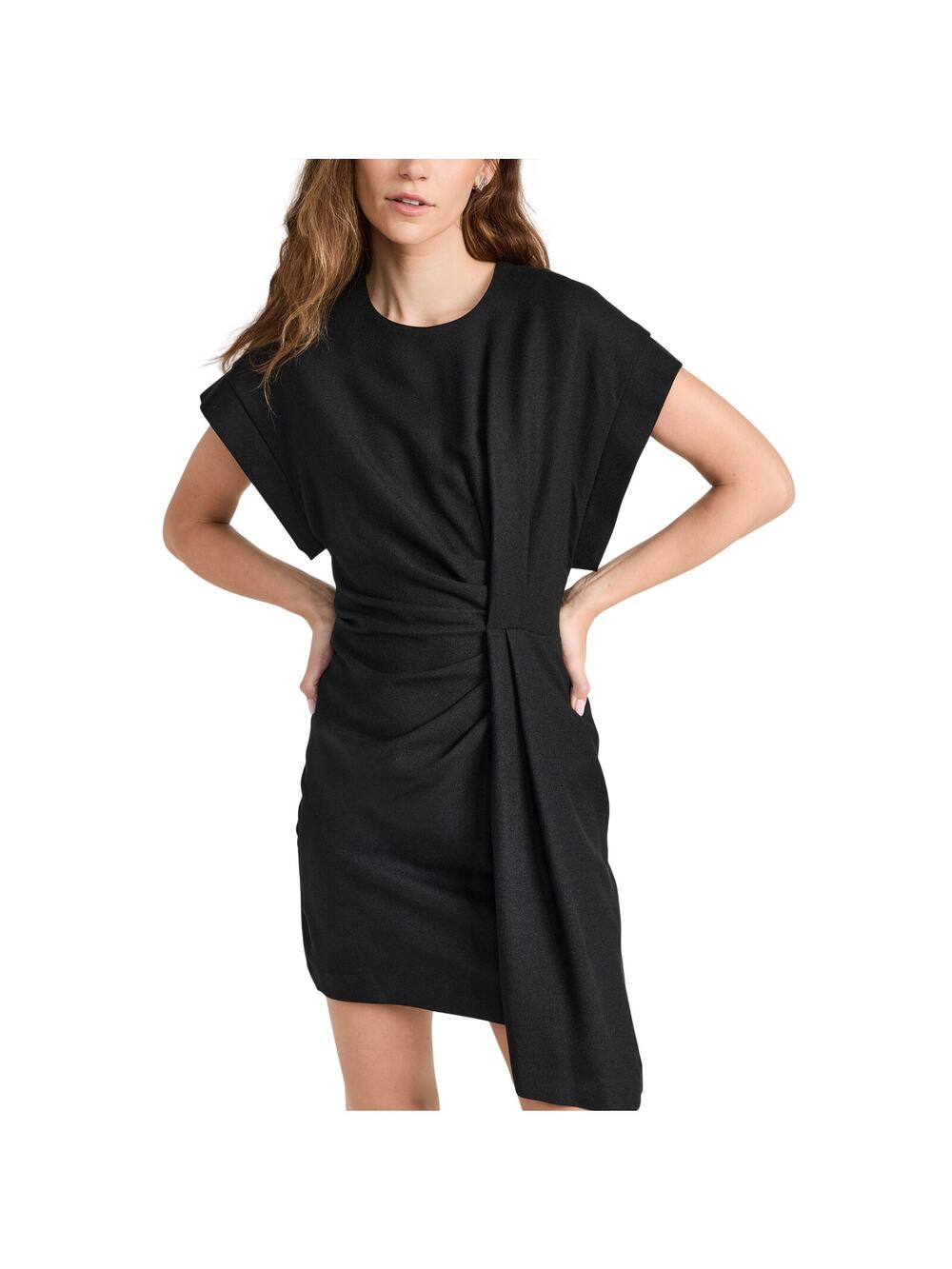 Iro Sleek Black Pena Dress Size 32